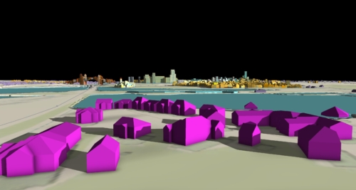 Waterford Rainbow camp in foreground